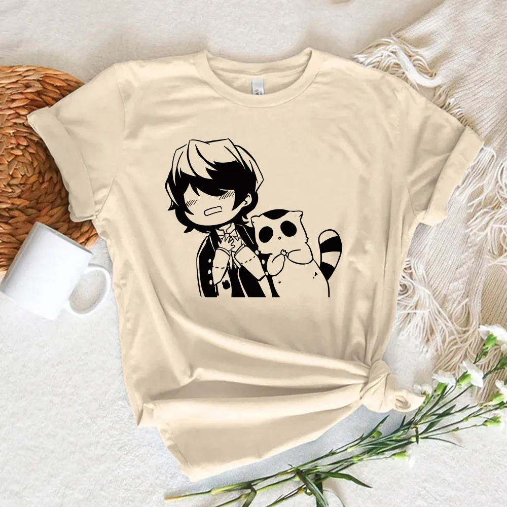 Bungou Stray Dogs top tees female Comfortable Digital streetwear Retro t-shirt kawaii Classic Breathable Retro