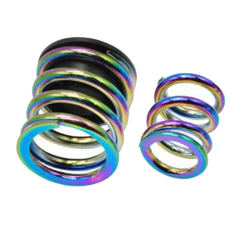 

Oct.533 Rear for Folding Bike Suspension Accessories Titanium Stainless Steel Spring Multicolor