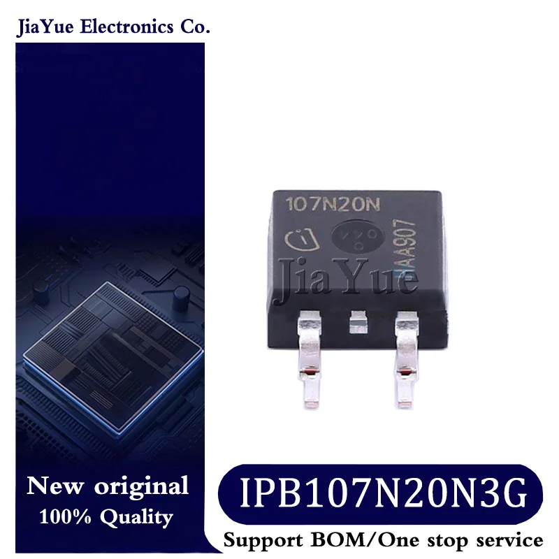 

5pcs/lot 100% New Original Chips IPB107N20N3G TO-263-3 200V 88A MOSFET Field effect tube Power Transistor IPB107N20N3G