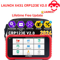 LAUNCH X431 CRP123E V2.0 OBD2 Car Scanner OBDII Engine ABS Airbag SRS Transmission Automotive Diagnostic Tools PK CRP123X CRP123