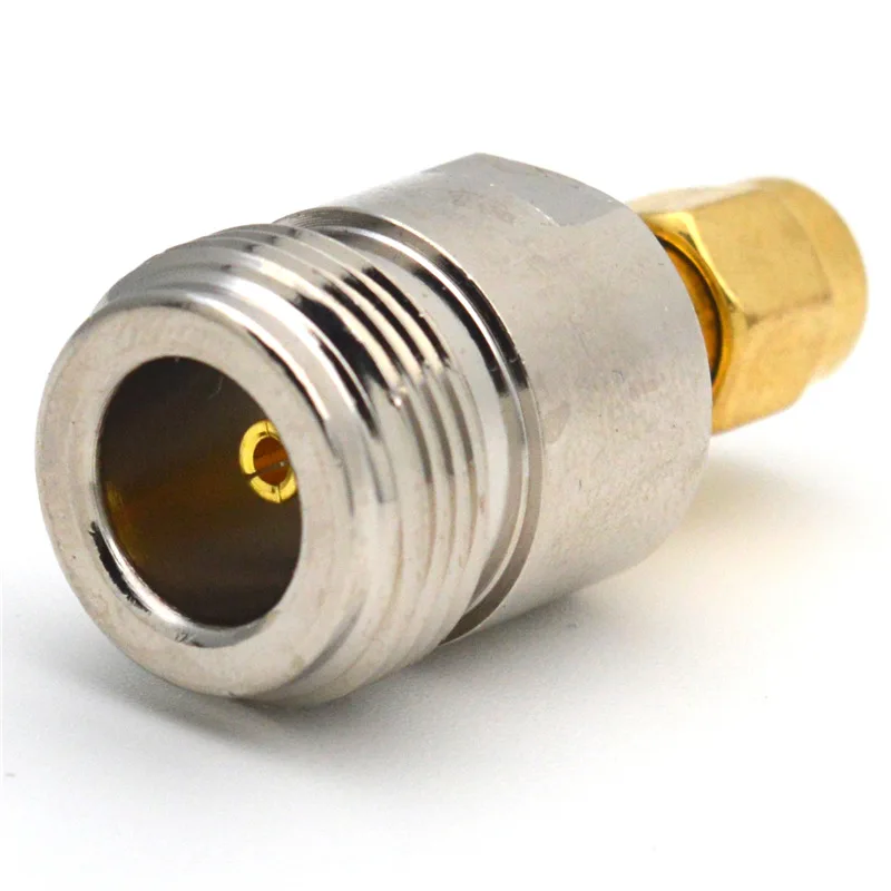 1 Stück N-Stecker auf SMA-Stecker Adapter Test-Konverter aus vernickeltem Messing – Detail 4