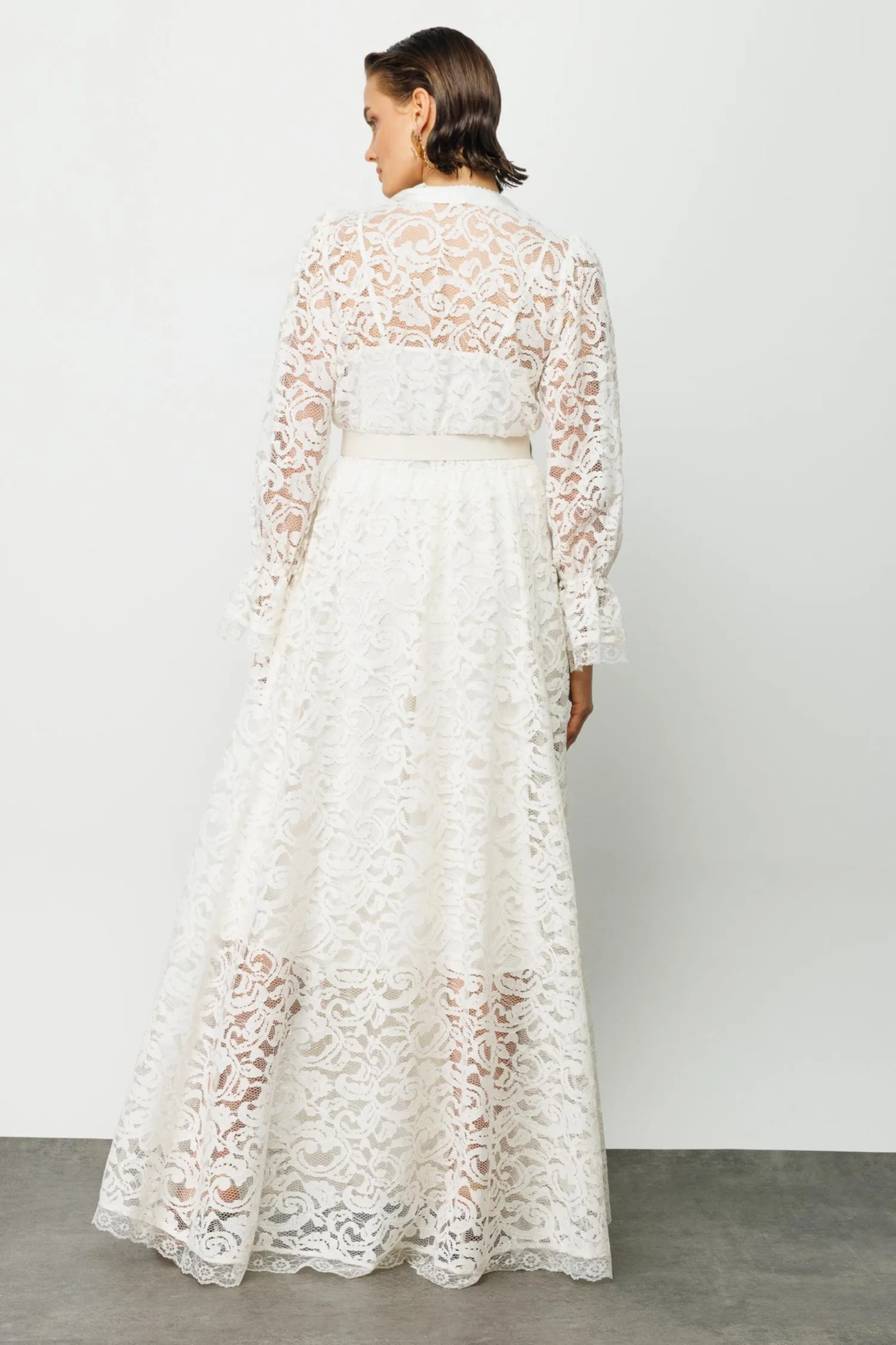 Black Lace Dress Women with Sashes V-neck Long Sleeve Elegant Chic Vestidos Bodycon Streetwear Vintage Long Clothing Lady