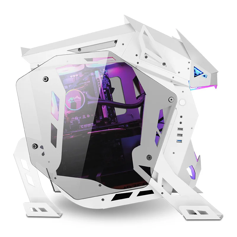 

Lovingcool Factory High Quality Unique Style Computer case ATX/M-ATX/ITX Towers with Tempered Glass CPU Cooler Fan for Gaming PC