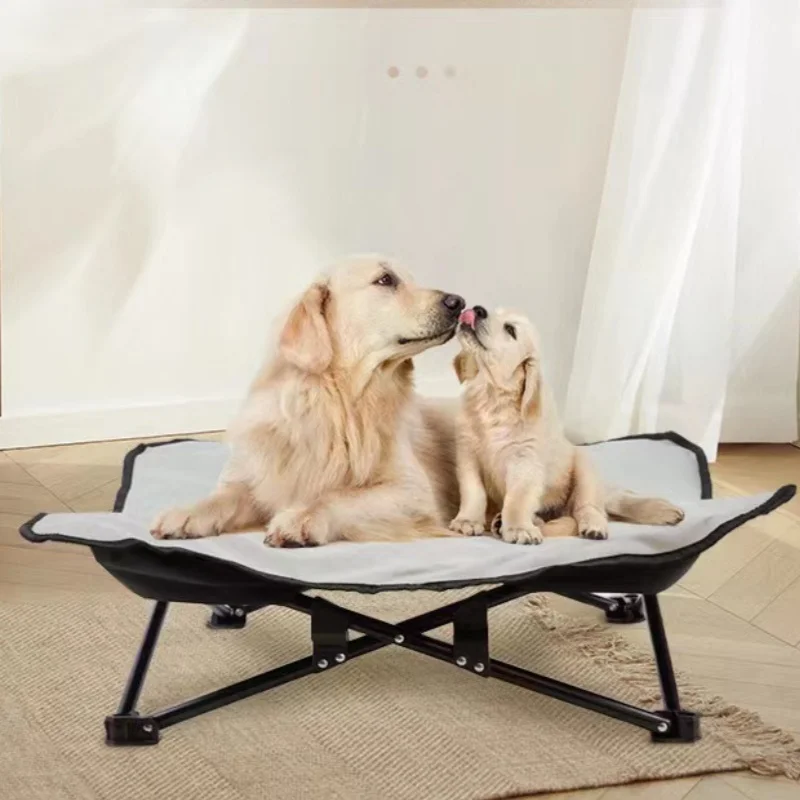 Cama plegable para perros, cojín para silla para mascotas, perrera para acampar, almohadillas para perros y gatos, cama portátil cómoda y desmontable para mascotas, impermeable, nuevo