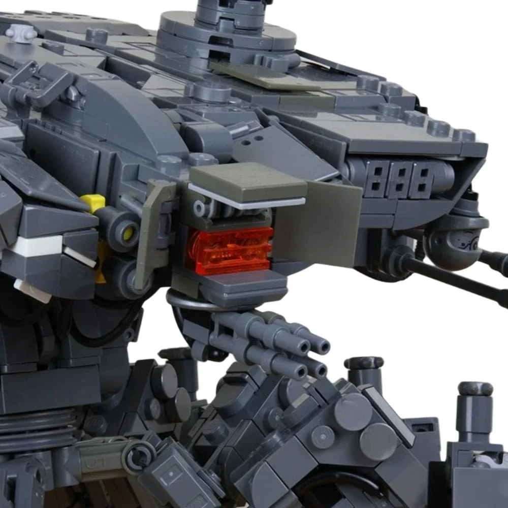 MOC-máquina de guerra apocalíptica, bloques de construcción, Kit de modelo de bestia mecánica Deathbringer, criatura de ciencia ficción, ladrillos DIY, regalo para adultos