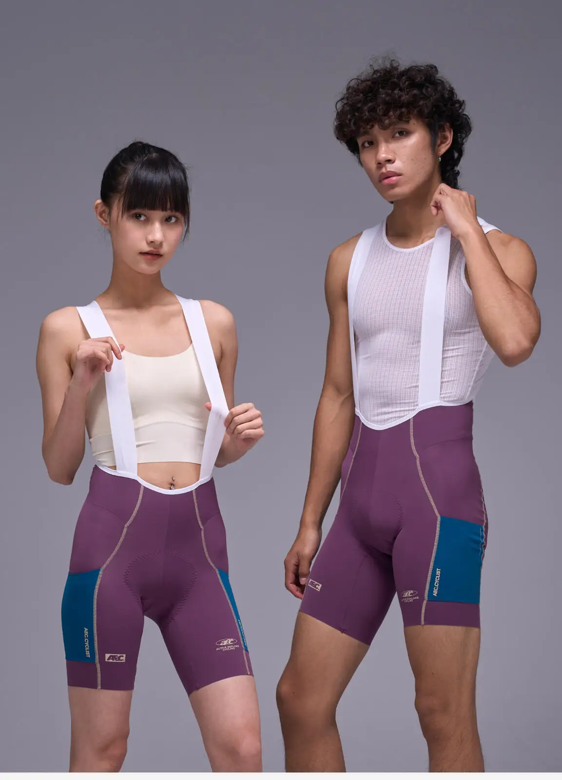 aec 2025, neue Herren-Radhose der Chi Ran-Serie – professioneller, hochelastischer Hosenträgerstil für Rennräder – Detail 14