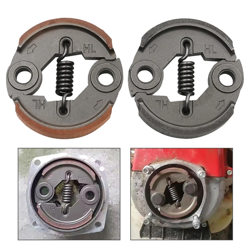 Quality Metal Clutch With Screw Kit For Gasoline Brush Cutter Engine 40-5 430 GX35 139 140 Garden Power Tool Accessories