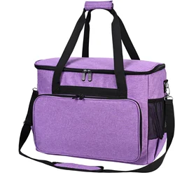 Premium Sewing Machine Carrying Case - Padded Storage Bag with Multiple Pockets & Accessory Organizer - Stylish Travel Tote