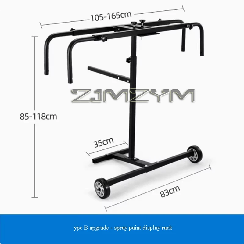 Car Bumper Paint Holder Adjustable And Movable Display Frame Multi-functional Spray Paint Placement Rack Auto Repair Tools