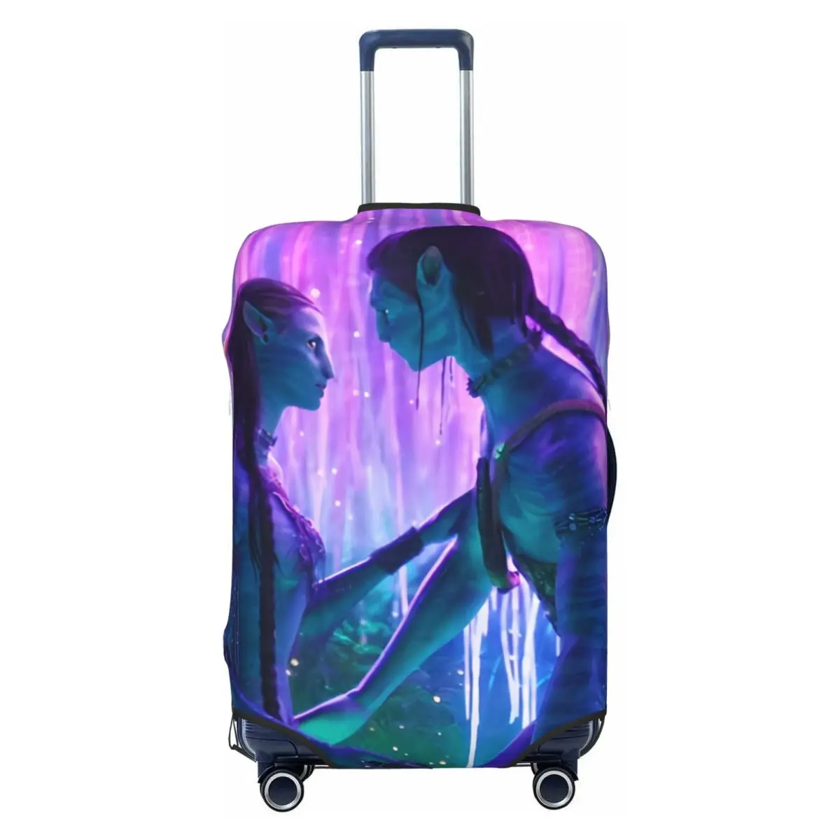 Movie Avatar The Way Of Water Suitcase Cover Travel Flight Strectch Luggage Accesories Protector