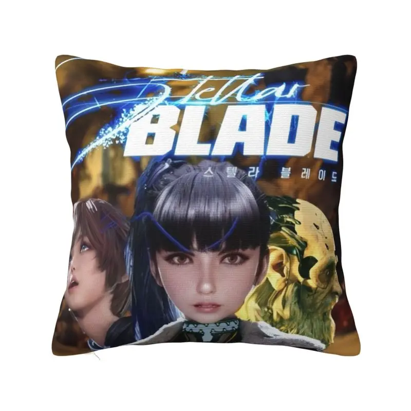 Custom Korean Action Adventure Game Stellar Blade Cartoon Pillow Covers Home Decoration Nordic Cushion Cover Square Pillowcase