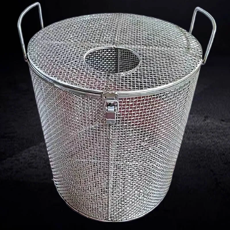 Small Stainless steel 304 submersible pump sewage pump protective cylinder cover fine mesh basket filter anti blocking mesh cage