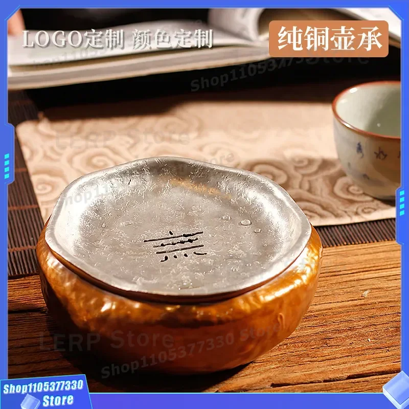 Handmade Jianshui Purple Clay Teapot with Pure Tin Lid Kung Fu Tea Set Dry Brewing Pot for Gongfu Ceremony Wholesale Copper