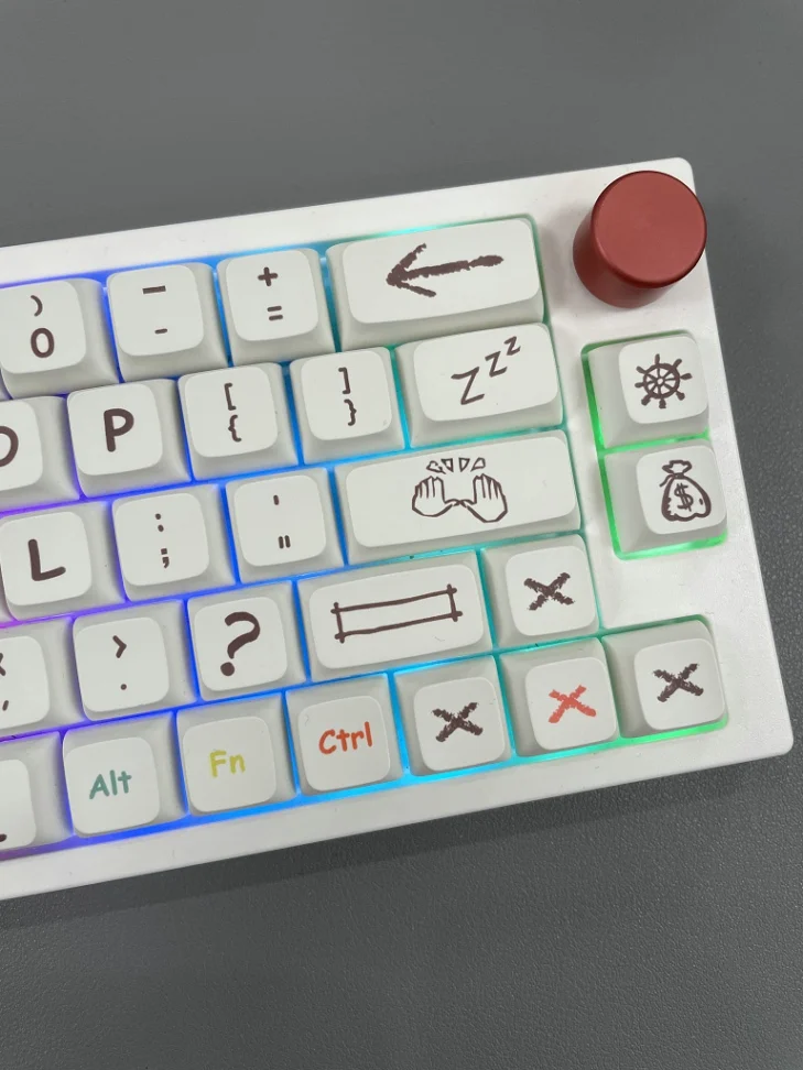 Graffiti Daydream Theme XDA Altezza 127 Adattamento per copritasti PBT a sublimazione termica