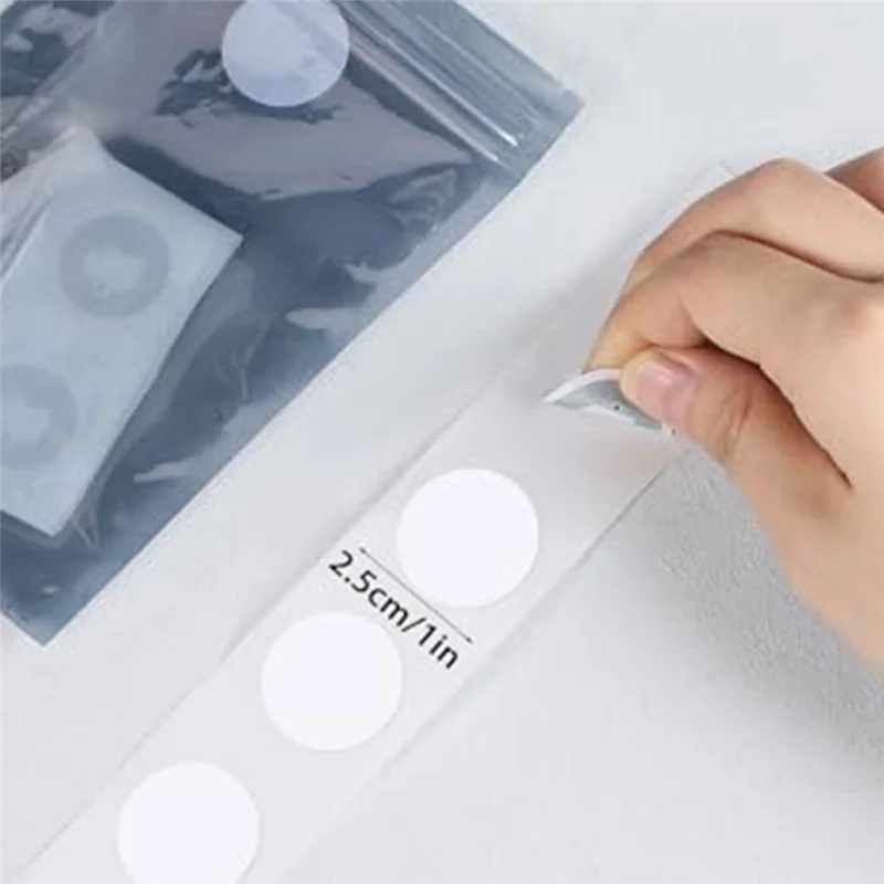 60Pcs NFC Stickers NFC Tag Chip Rewritable NFC Tag Compatible NFC Enabled Mobile Devices White