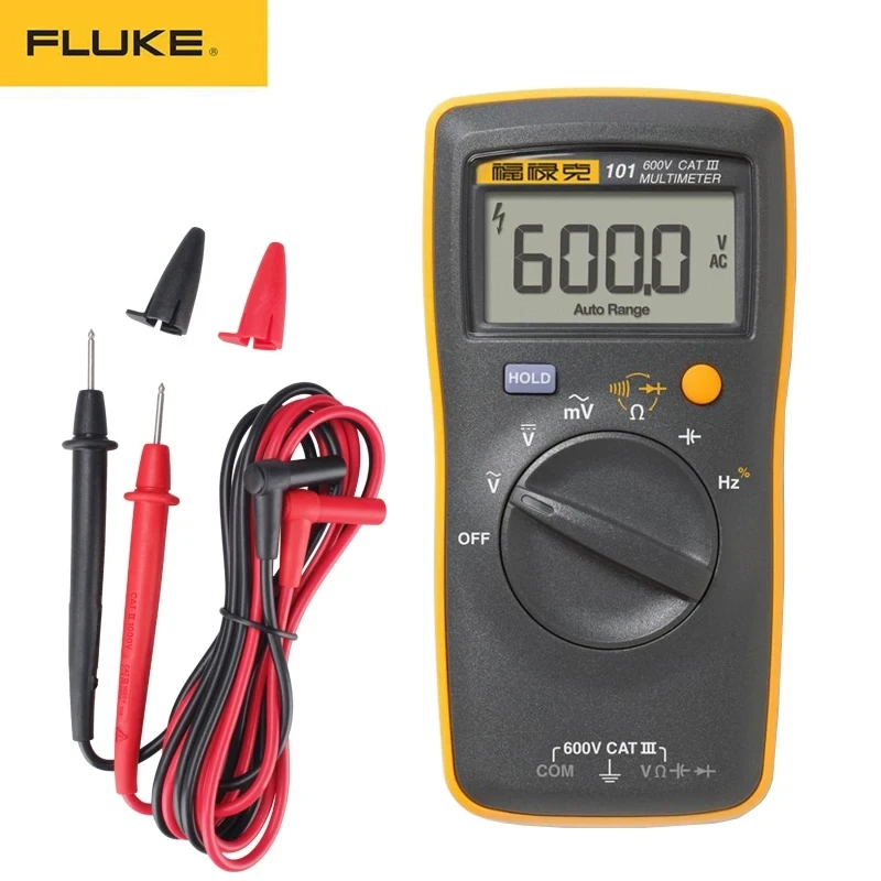 

Fluke F101 F106 F107 Pocket Multimeter Smart Digital Tester Professional Voltmeter Resistance Capacitance Frequency Multi Meter