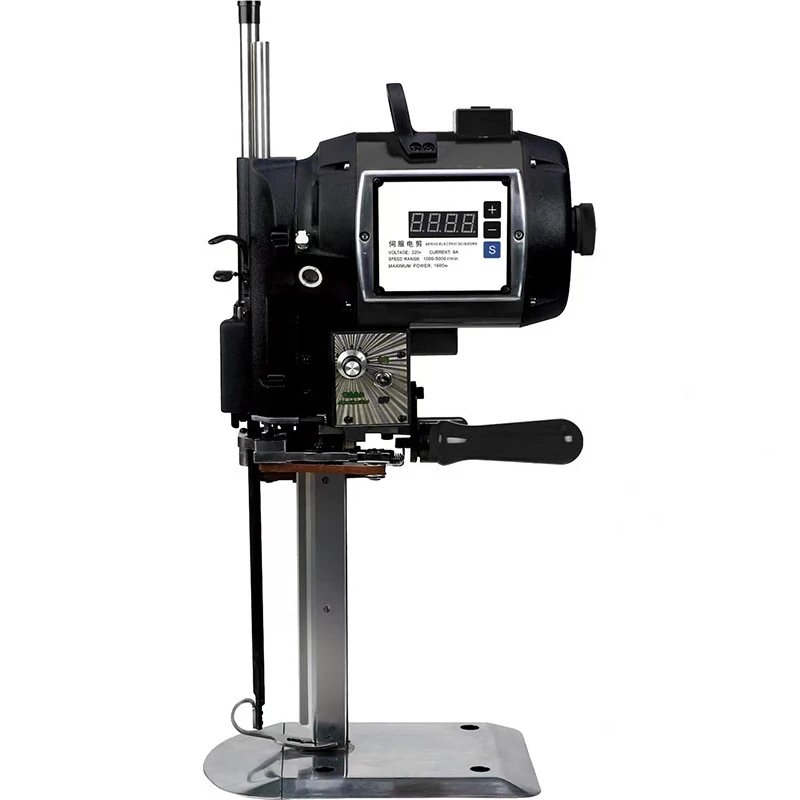

Servo cutting electromechanical scissors, adjustable automatic sharpening, handheld upright computerized cutting machine