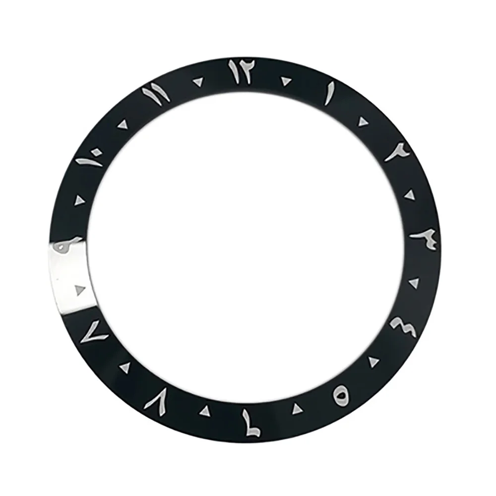 38/30.5mm Arabic Numerals Watch Bezel Insert Ceramic Ring Replacement Inserts Bezels Repair Part