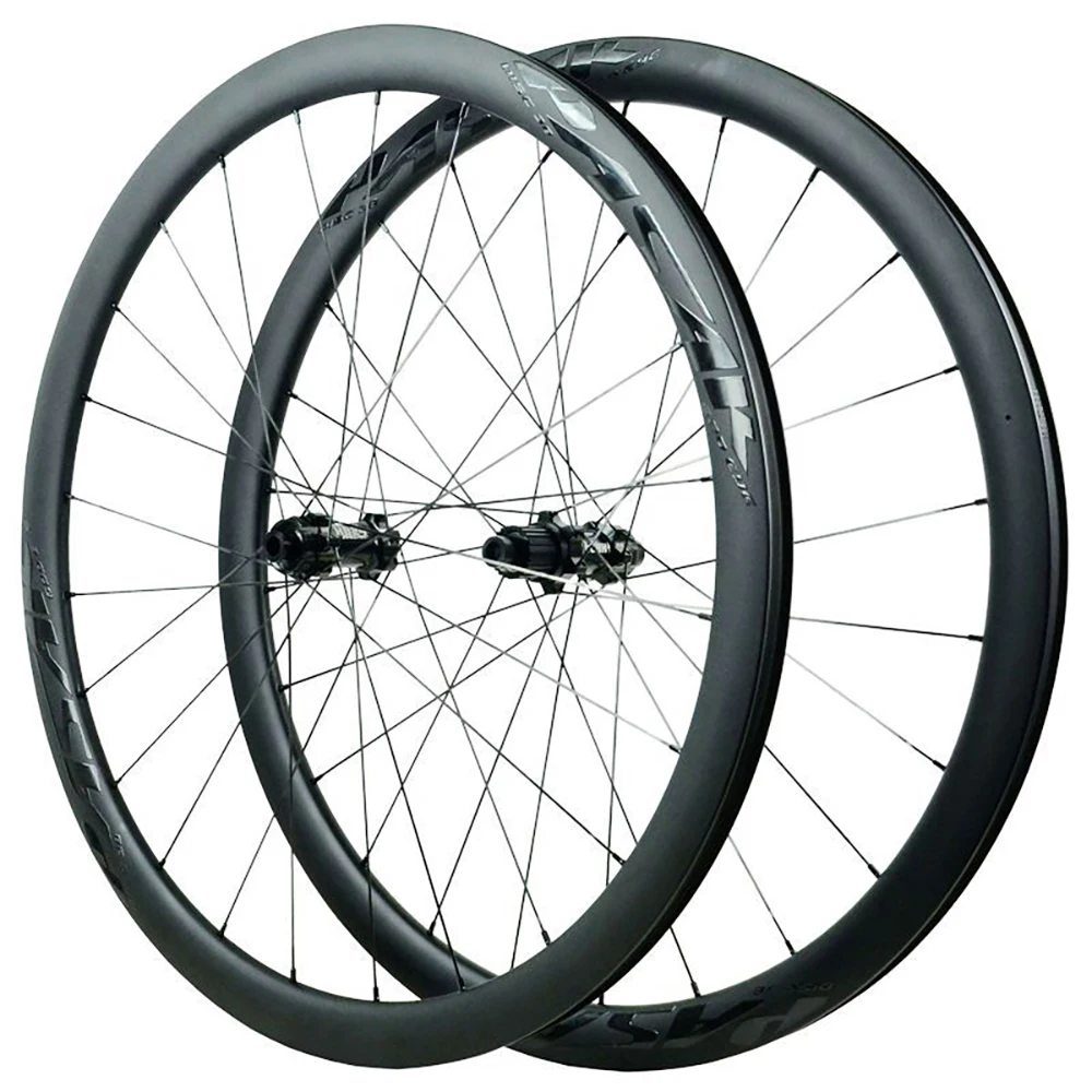 Pasak 700C Wheelset Carbon Gravel Road Bike Carbon Wheel Set 24h Center Lock DT54T Star Ratchets Hub Driver HG MS XD 12S