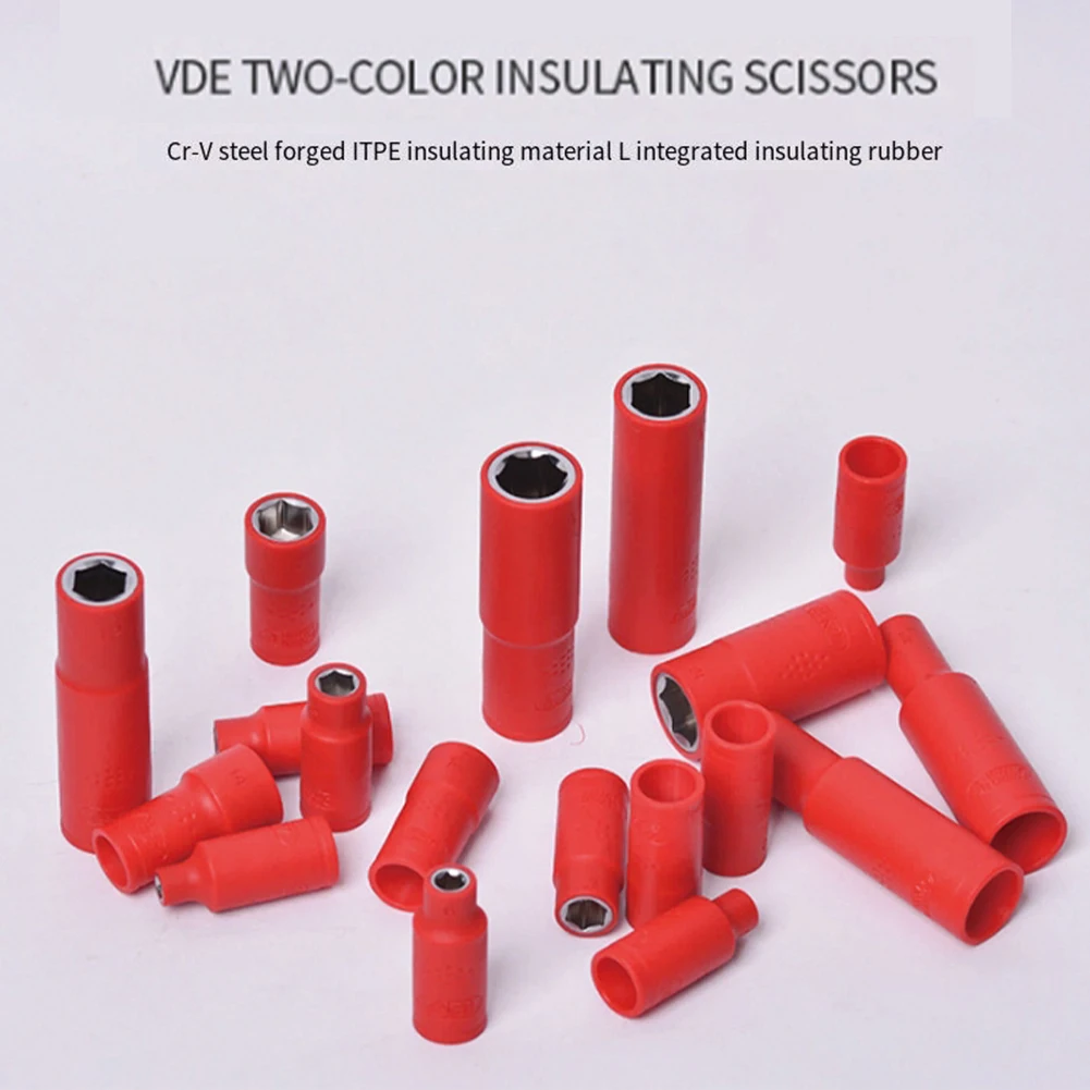

Electric Shock Prevention For Industrial Use 3/8 Ratchet Head Connector Insulation Protection Cover For Electrical Work