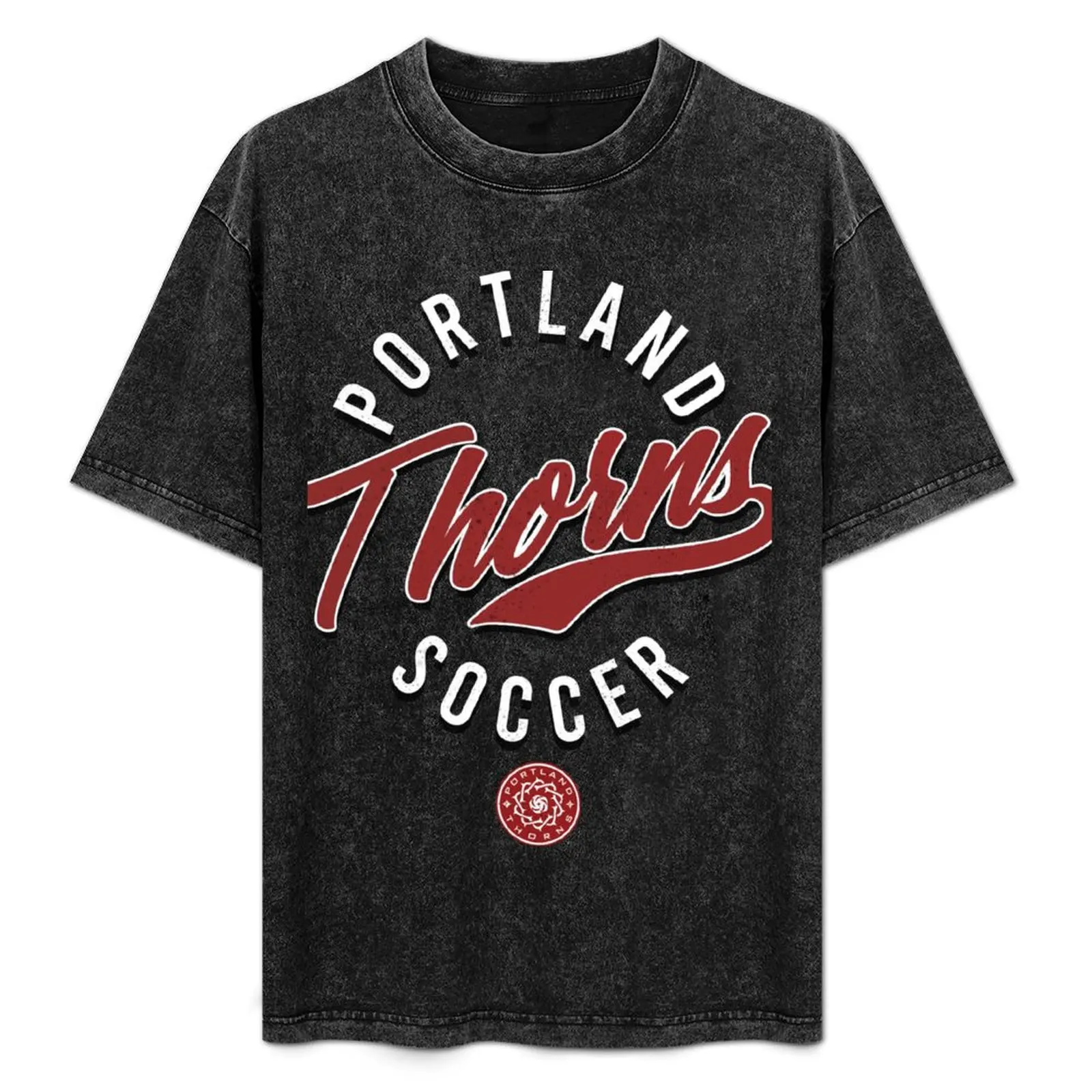 

Portland Thorns Merch Script Shirt T-Shirt blacks summer 2025 men workout shirt