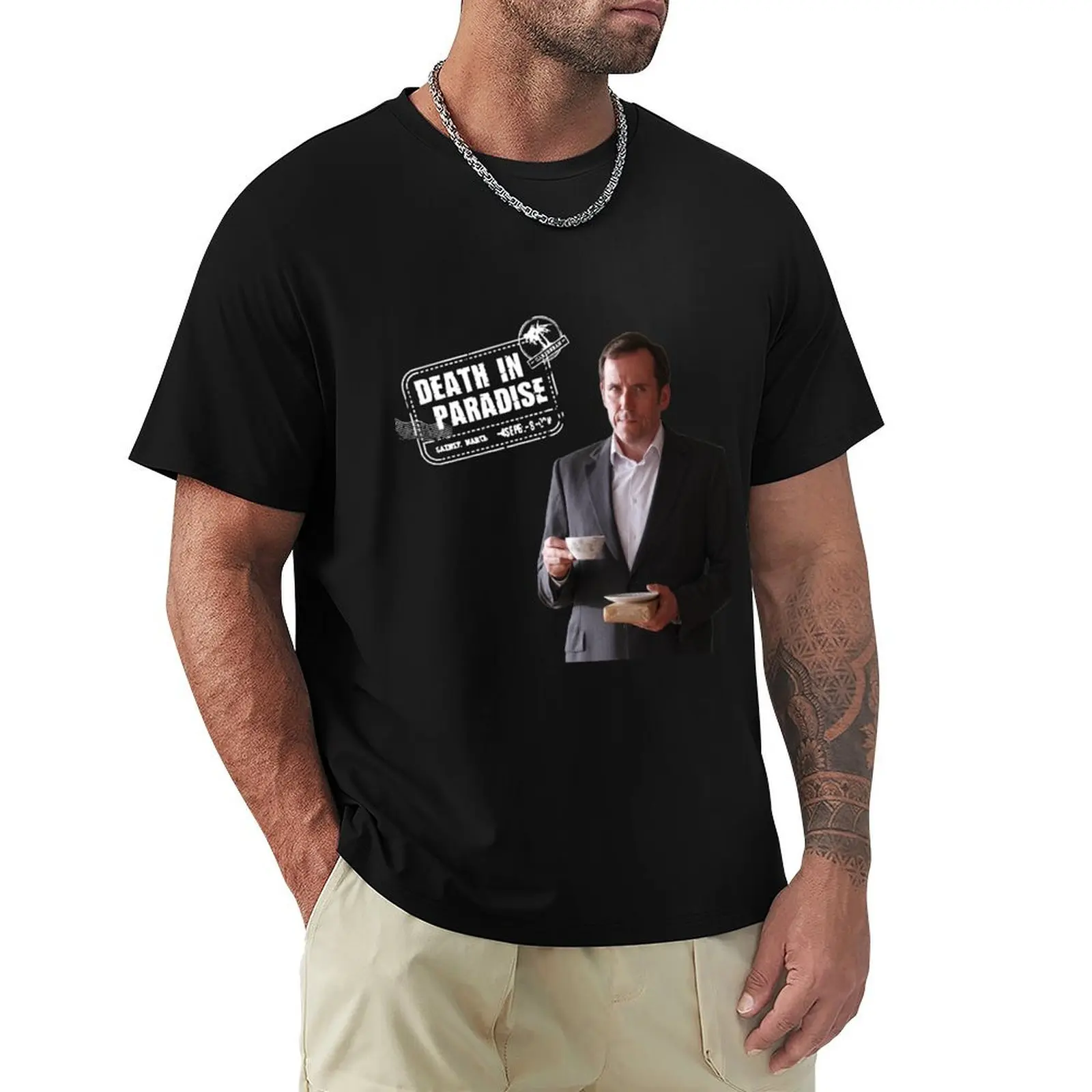 BBC Death in Paradise DI T-Shirt High Elasticity Sports T-Shirt