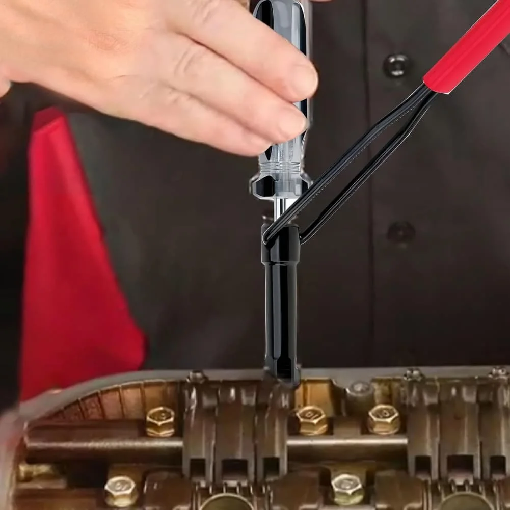 

Valve Adjusting Tool 10mm Locking Nut For Engine Maintenance And Repair With Integrated Screwdriver Guide Position Indicator