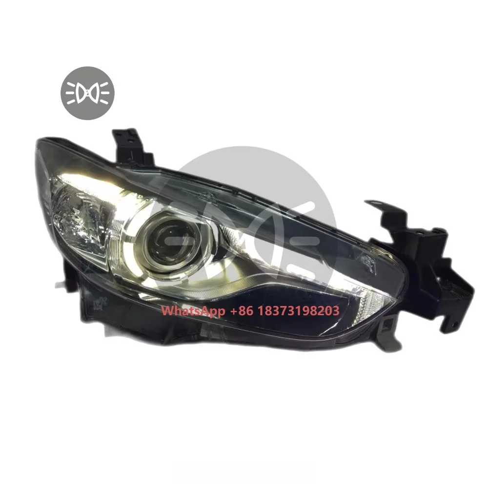 

В наличии для Mazda 6, автозапчасти 2014, ксеноновая фара AtENZA HD, линза «рыбий глаз», светодиодный DRL-проектор, настоящие подержанные дистанционные компоненты