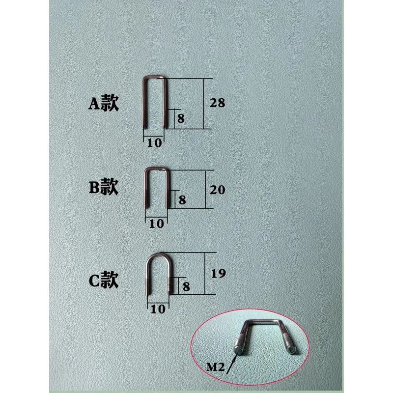 Simulation Spring Steel Plate U Shape Bolt for 1/14 Tamiya RC Truck Scania BENZ VOLVO  MAN Diy Parts