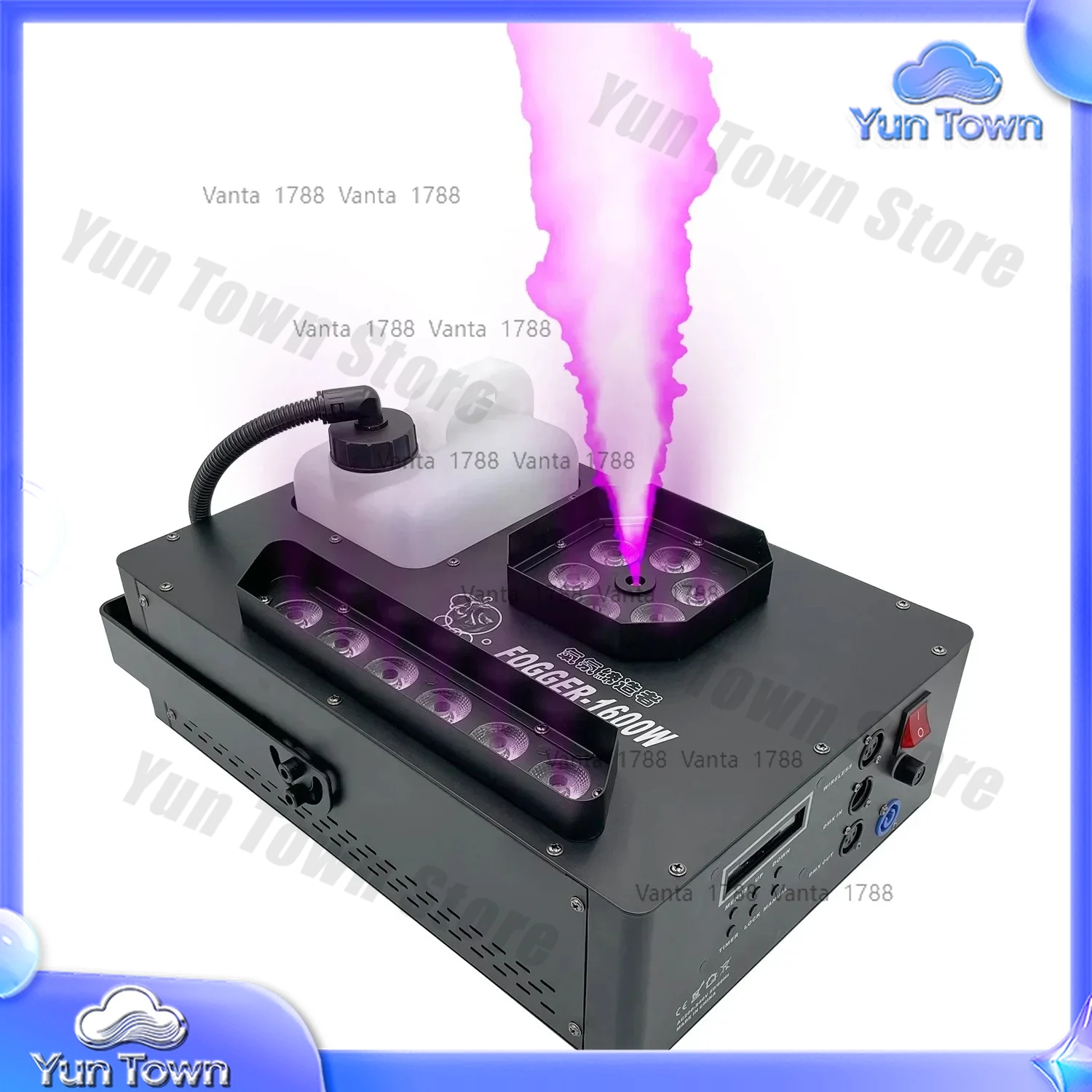 Simple and convenient operation mounted vertically horizontally or inverted fury fog jet upshot smoke machine for DJ or