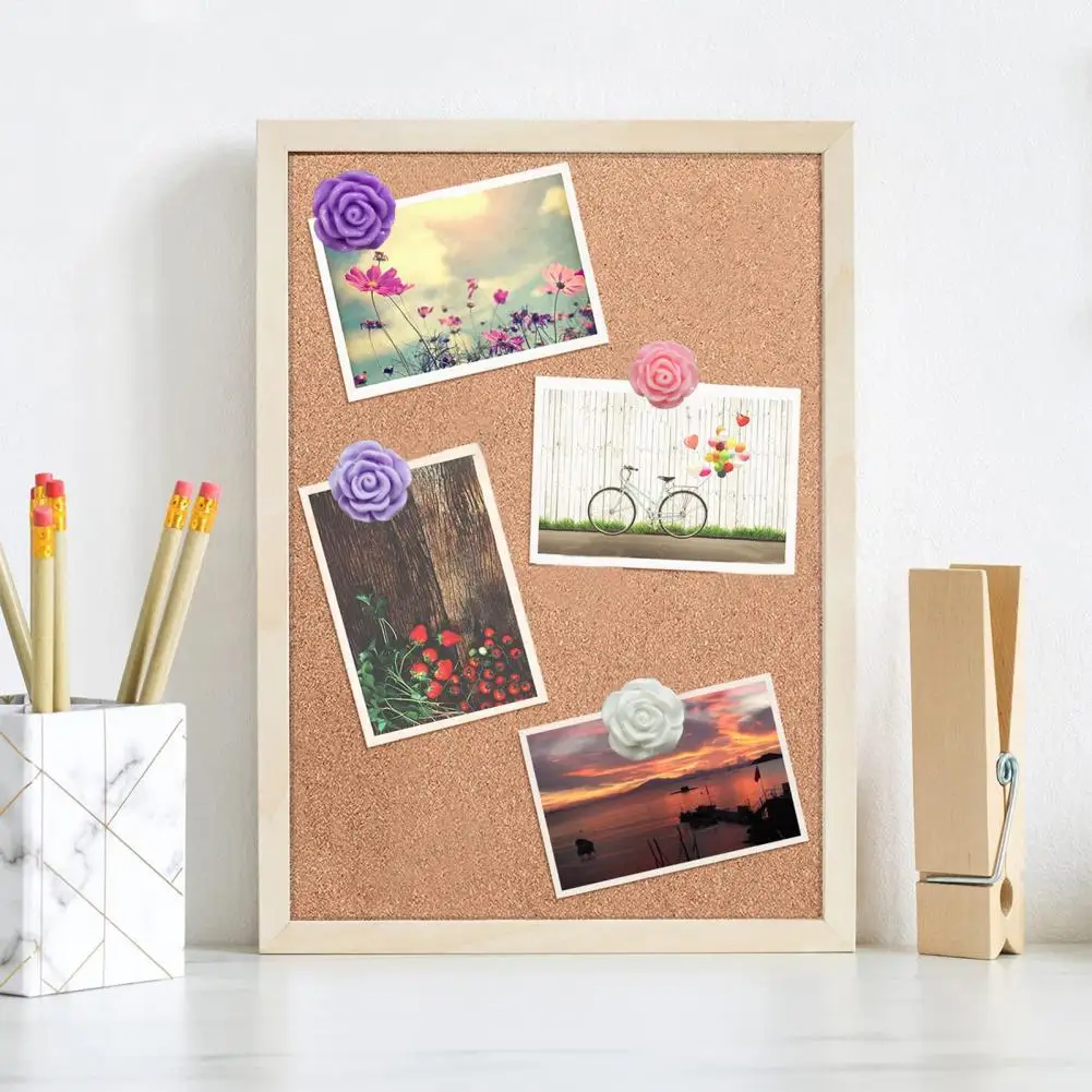 ピンクのようなピン、40個、かわいい、花の形、樹脂ピン、付箋ピン、写真、地図に最適