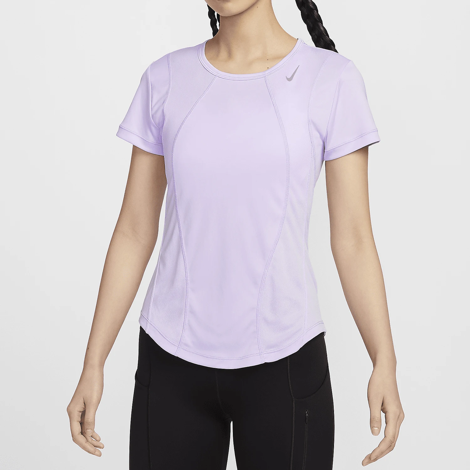 

Официальный женский летний топ для бега Nike Fast Dri-FIT с короткими рукавами FN2519-512