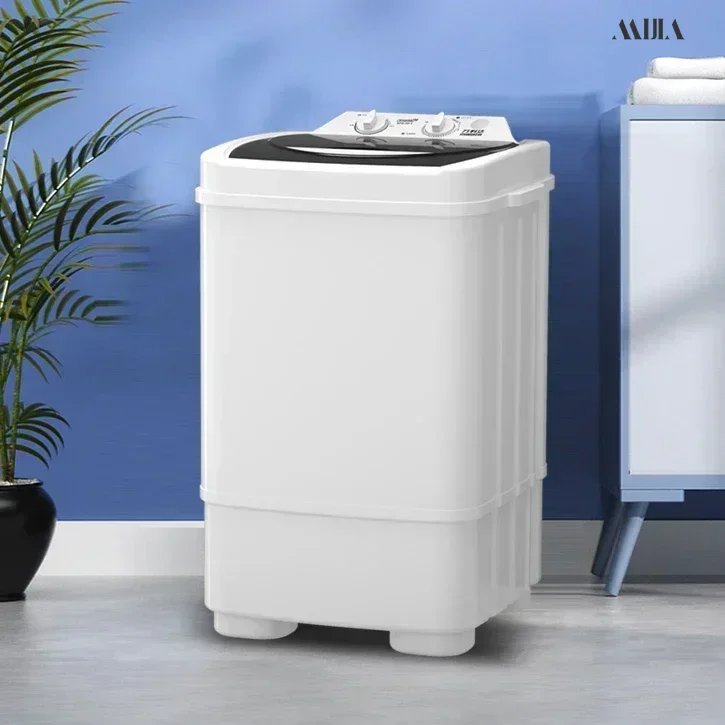 Household semi-automatic washing machine large capacity washing machine dormitory mini small rental house