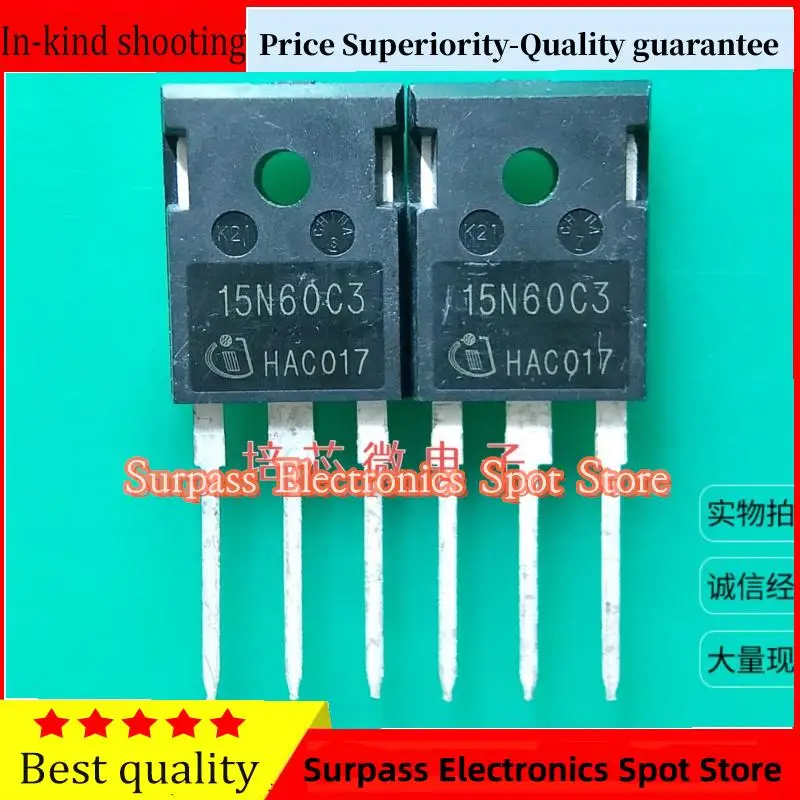 

10PCS-100PCS SPW15N60C3 15N60C3 TO-247 650V 15A MOS Price Superiority-Quality guarantee