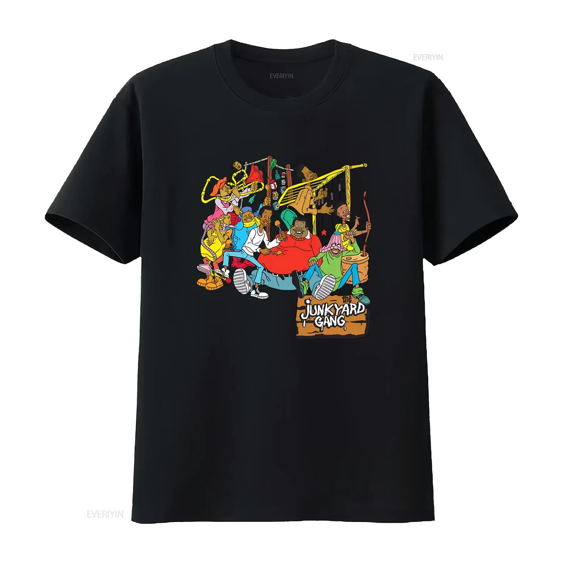 Vintage New York City Fat Albert The Junkyard Gang T Shirt Size M L vintage Washed Breathable Unisex fashion Comfortable