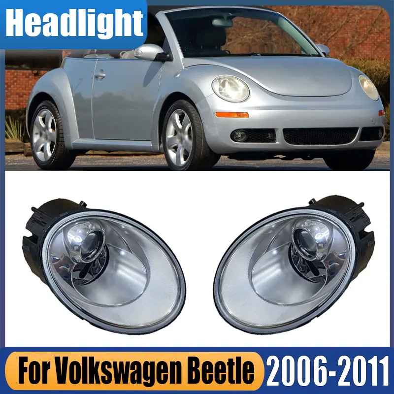 For VW Volkswagen Beetle 2006-2011 Old Style Front Daytime Running Lights Head Lamp Turn Signal Light Auto Headlight Assembly