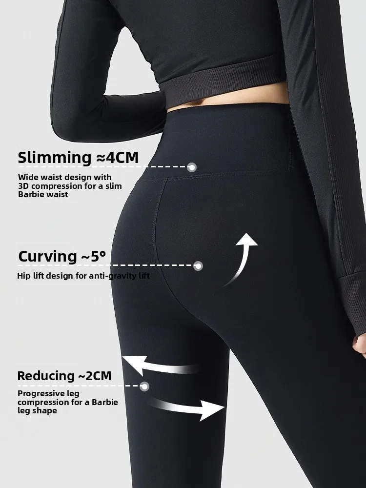 Calças de yoga femininas dezoito respirável fino verão boting calças controle de barriga levantamento de bunda sete/nove comprimento casual