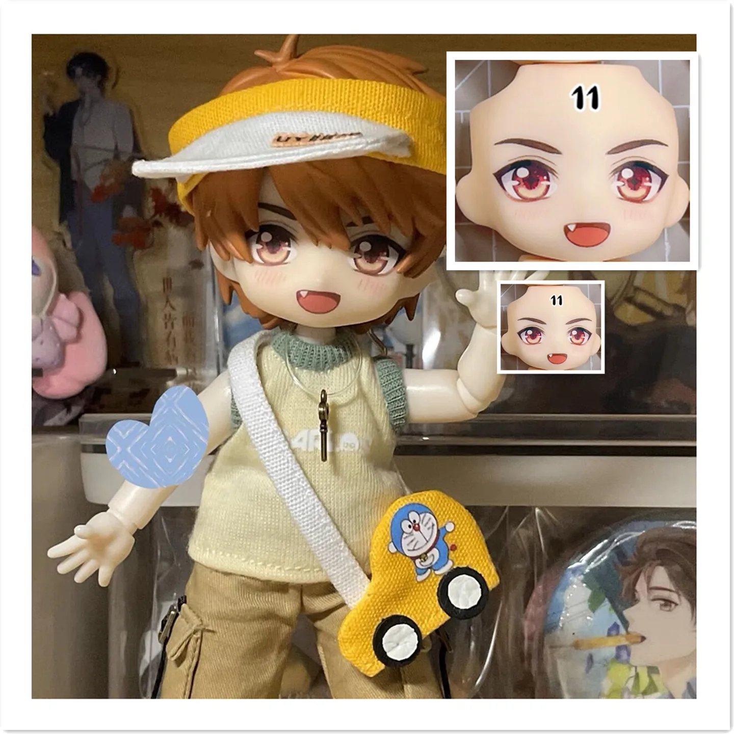 

Luke Ob11 Facepates Tears of Themis Handmade Water Paste Face Alternate Expression Game Doll Accessories