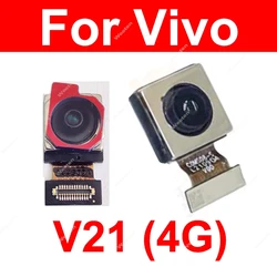 Rear Main Front Camera For Vivo V21 4G V2066 V2108 V21 5G V2050 Front Selfie Facing Primary Back Main Camera Flex Cable Parts