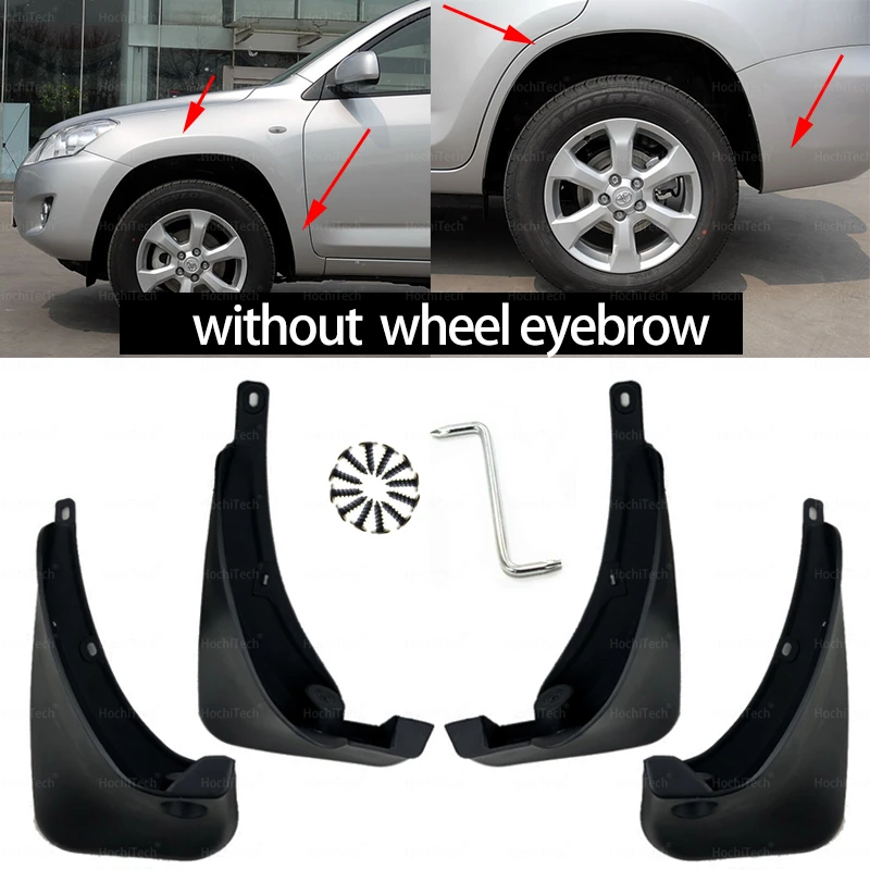 for Toyota RAV4 2006~2012 XA30 2007 2008 2009 2010 2011 Car Fender Mudguard Mud Flaps Guard Splash Flap Car Accessories