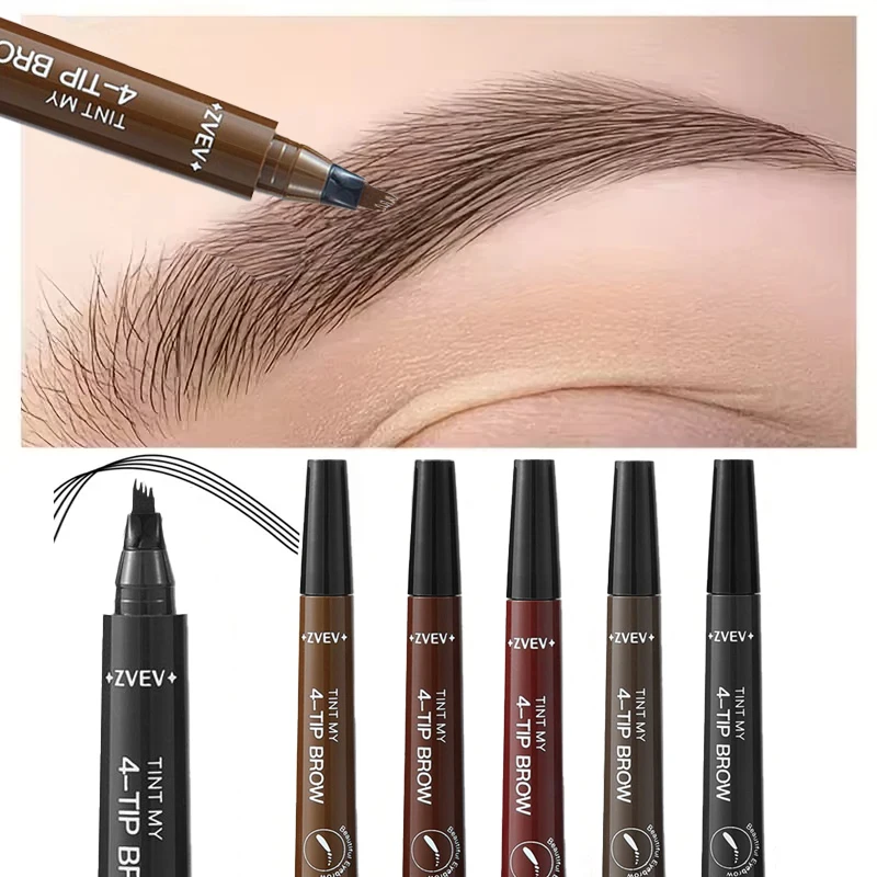 メイクアップアーティストと同じ4本爪アイブロウペンシルは、ウォータープルーフ、汗に強い、色持ちが良く、色褪せたり、シミュレートしたりしません。