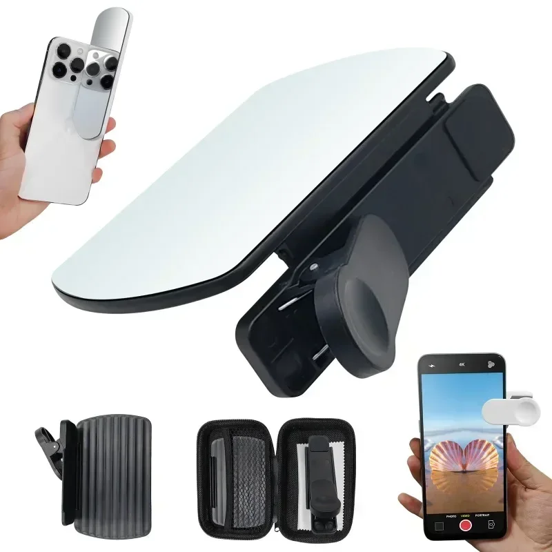 

Smartphone Camera Mirror Reflection Clip Kit For All Phone Models Perfect Tool For Photographers