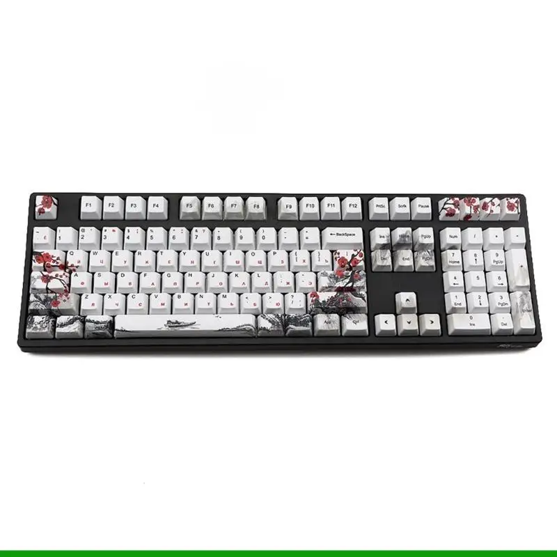 U55C 110PCS Keycaps Keycaps mới lạ Sub Plum Blossom OEM Keycap cho 61/64/108
