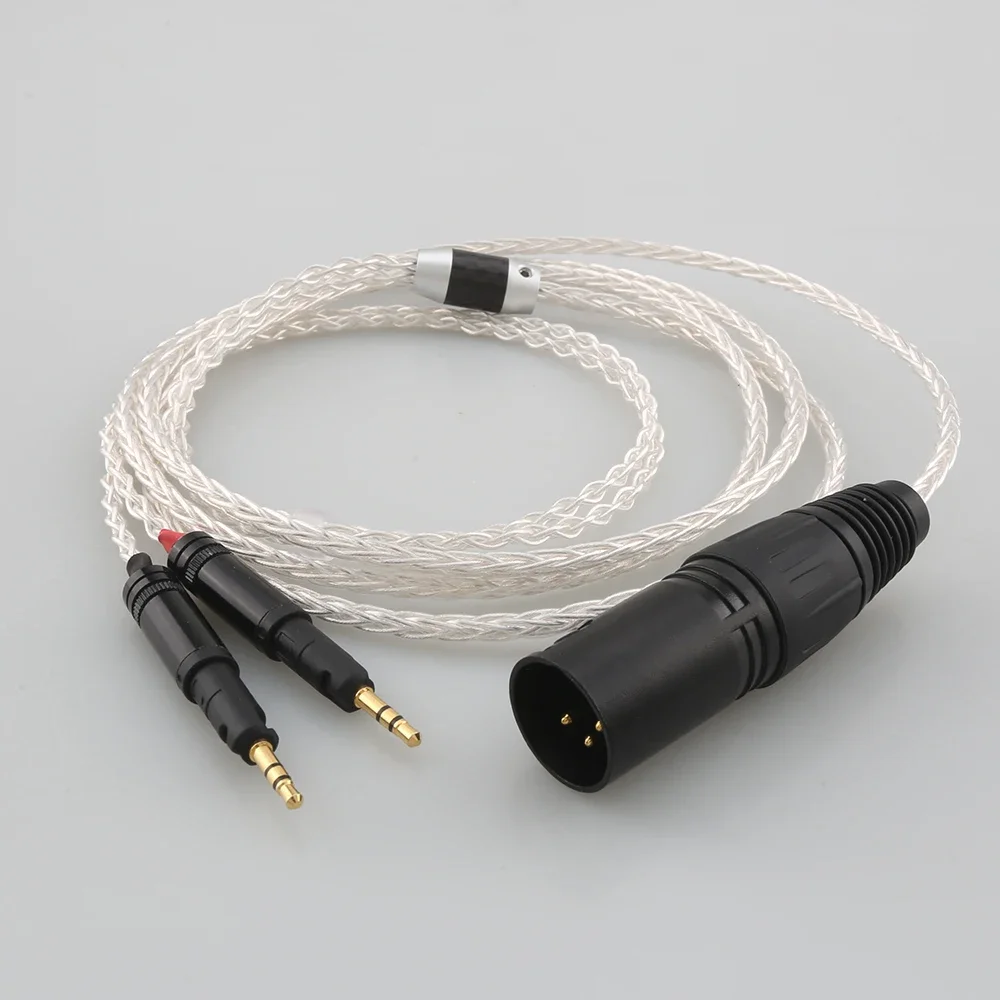 4-pin XLR Balanced Male HiFi Cable For Audio-Technica ATH-R70x Professional Headphone Silver Plated Audio Upgrade Cable