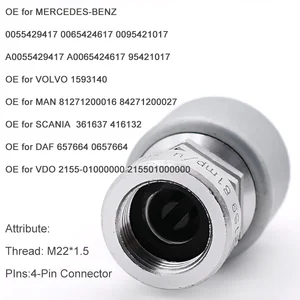 Auto -Kilometermesser -Geschwindigkeitssensor, 0055429417 für Siemens Vdo Benz LK/LN2 MK NG SK T2 L von Universal Sprinter 901 ~ 904 Oh Bullen, LKW -Stücke 10 Hauptverkaufs -Tachometer -Sensor - №4