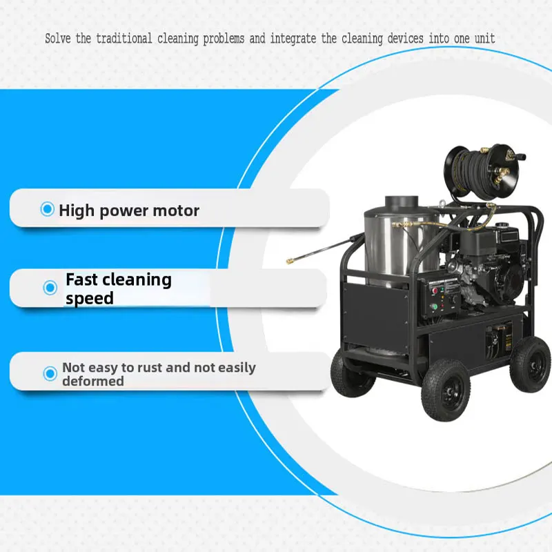 Hot Water High Pressure Washer 4000PSI Precise Temperature Control Comfort Grip Spray-Gun Full Accessories