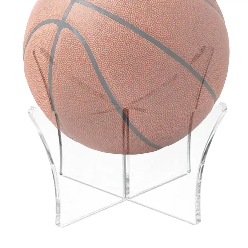 

Acrylic Tennis Ball Stand Transparent Football Holder Bowling Ball Stand Football Stand Soccer Ball Stand Anti-Slip Design For