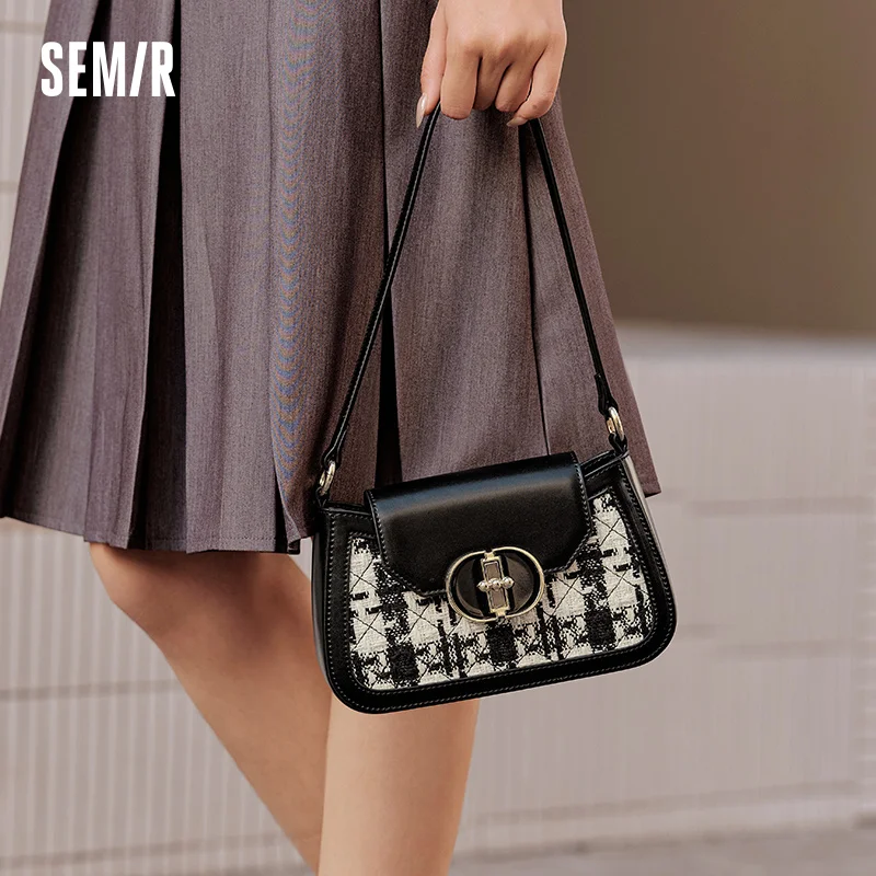 Semir Bag Crossbody Bag Women Niche Armpit Bag Temperament Single Shoulder Bag Stylish Handbag