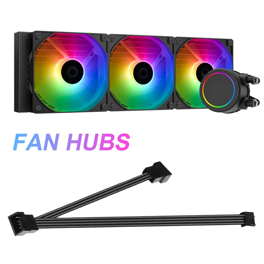 Portable Connector Cable Adapter Female To Male Extension Cable Connector PVC Insulation Material Pwm Fan Cable for PC Case Fan
