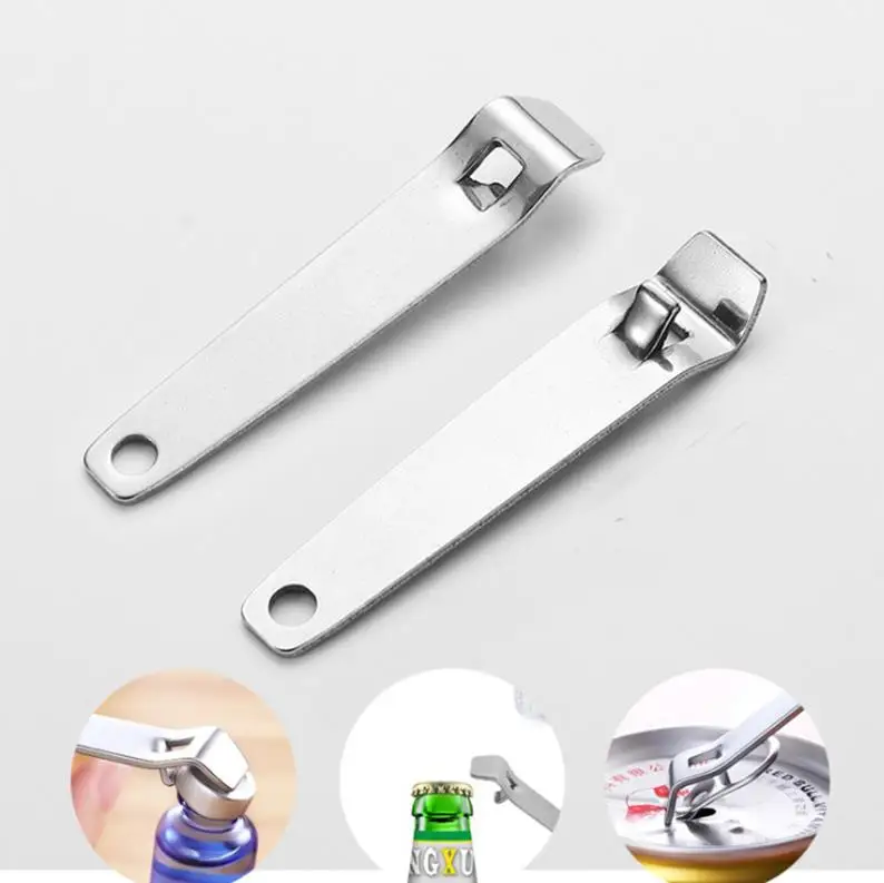 300pcs Mini Durable Beer Bottle Opener Stainless Steel Bottle Cap Opener Remover Home Bar Kitchen Tool ni582